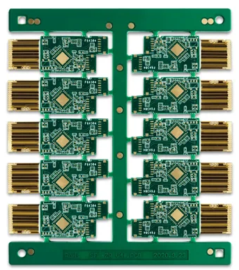 PCB 的分板工艺，带有用于分离的极耳布线