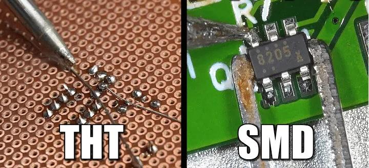 通孔与表面贴装焊点耐久性的特写