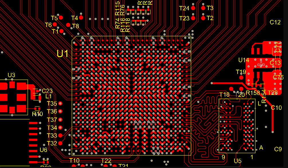 HDI PCB 设计中的热管理过孔