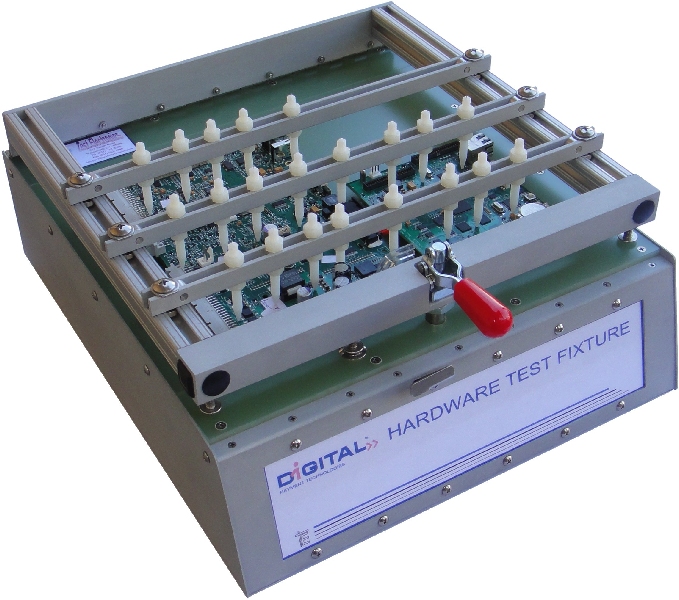 用于 ICT 测试的带探头的钉床固定装置