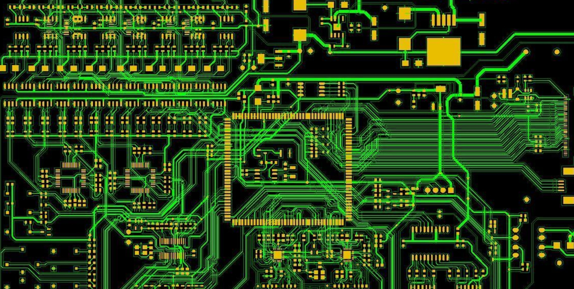 物联网单层PCB布局，带有低噪声的组件区域。