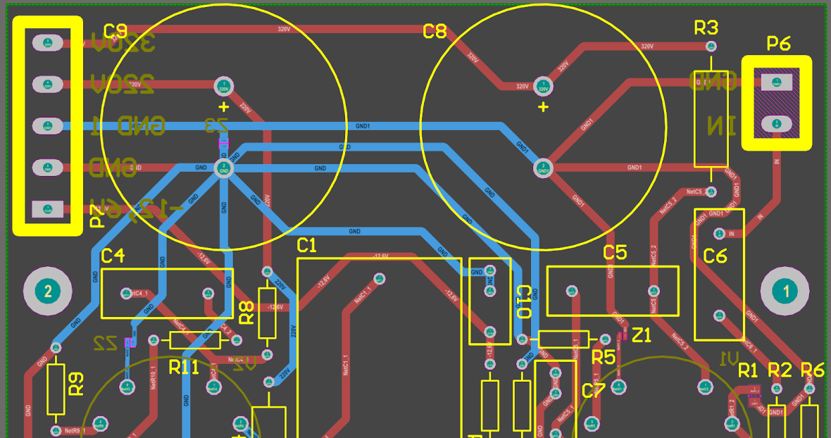 具有适当走线间距的降噪PCB布局
