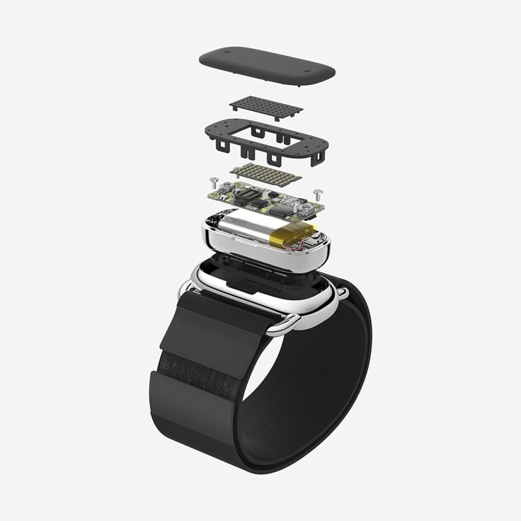 智能手表PCB布局，具有可穿戴设计的关键组件