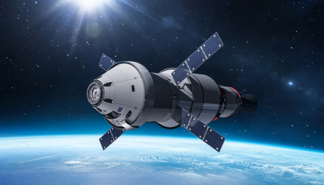 带有内部 PCB 的太空探测器，适用于关键任务系统。